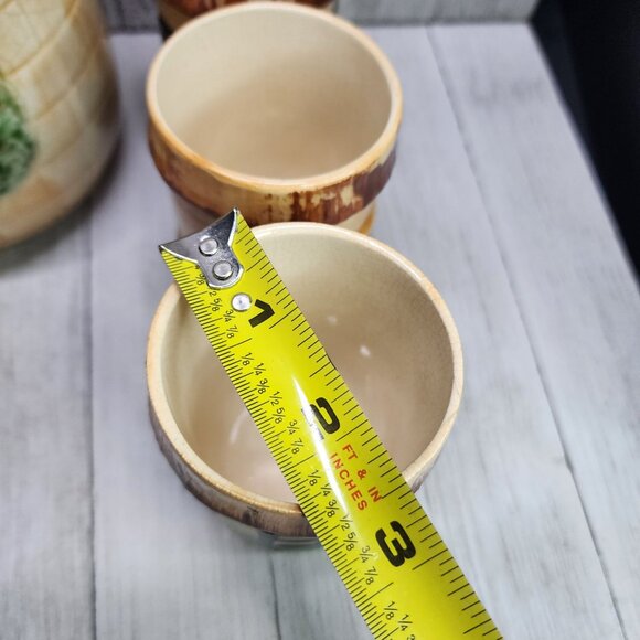 Vintage Japanese Thatched Cottage Ware Juice Pitcher & Cups Ceramics SET - Picture 10 of 10